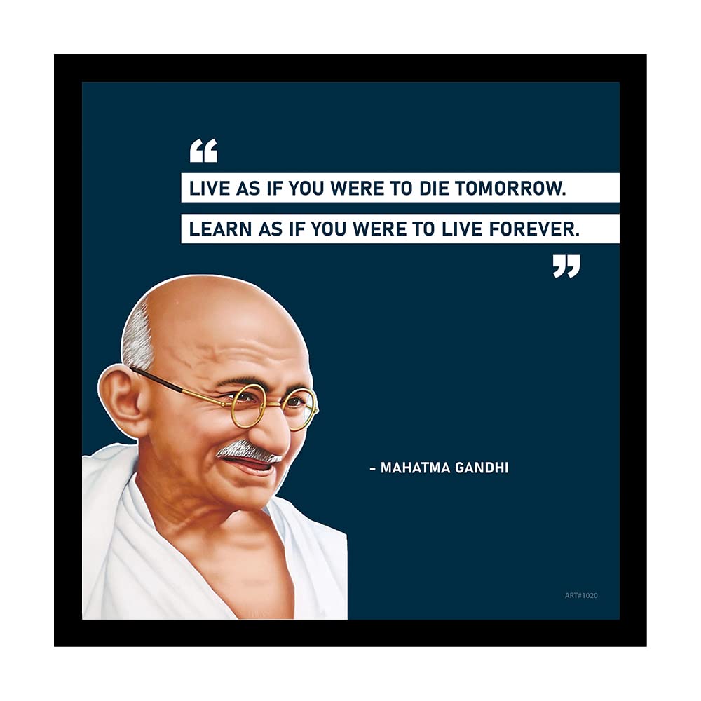 ADROS Motivational Quotes/Great Saying by Indian Legends Photo Frame With Poster For Office Wall, Study Room, Workplace, Restaurant (Mahatma Gandhi-1) (B09XQN4SRM) Amazon Price History, Amazon Price Tracker