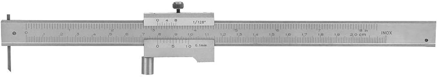 Stainless Steel Vernier Calipers 0-20cm (0-8 inch) with Hard Alloy Marking Head(0-200mm)