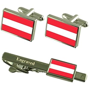 Dordrecht City Nederlandse vlag manchetknopen gegraveerd stropdas clip set