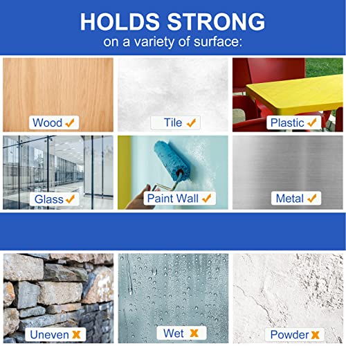 Image of 200Pcs Double Sided Tape for Acoustic Foam Panels, Removable Mounting Tape Wall Strong Adhesive Sound proofing Transparent Putty Clear Sticker Heavy Duty 1inch Round