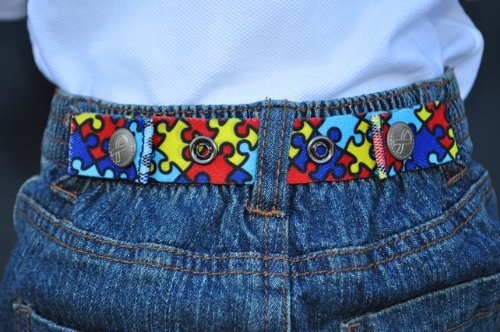 Made in USA Baby & Toddler Adjustable Belt-Autism Awareness3