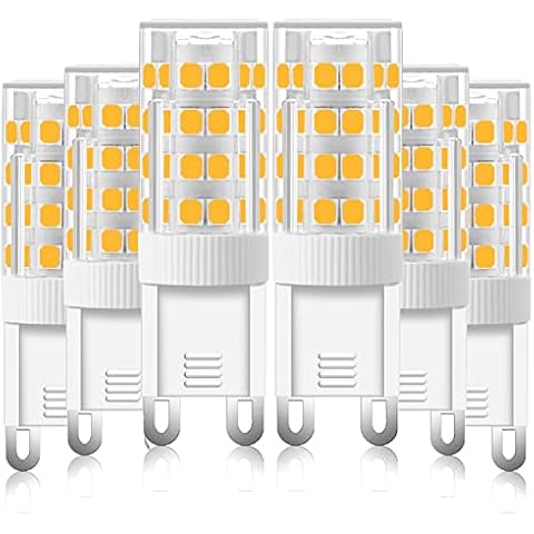 Lovcoyo G9 LED Bulbs Warm White, G9 Led Bulb 3W (30W Halogen Equivalent), G9 Bi Pin Ceramic Base 360°Beam Angle 300 Lumen for Chandelier Ceiling Pendant Lighting No-Dimmable, 6 Pack Cover