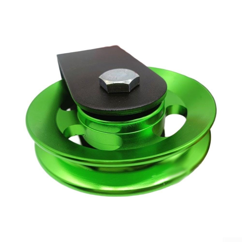 para rueda Polea Gimnasio 88mm Silenciosa Aleación Aluminio(Green)