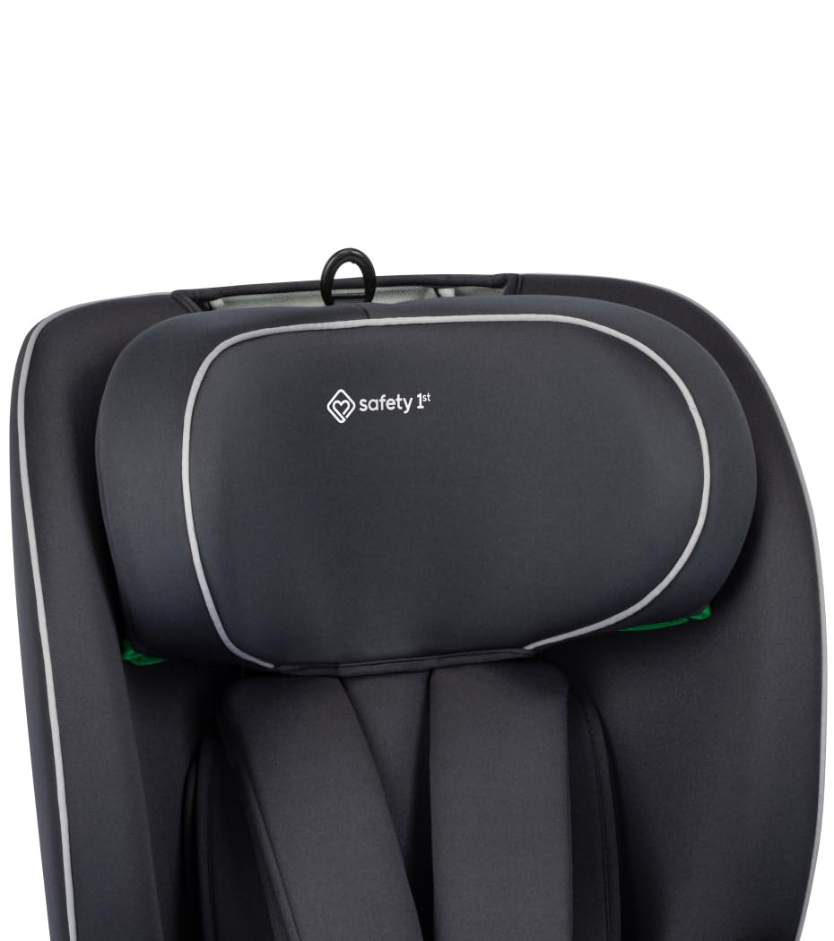 Safety 1st Venus i-Safe, siège auto évolutif, 15 mois à 12 ans (76–150 cm), 11 positions d’appui-tête, protection latérale, Black