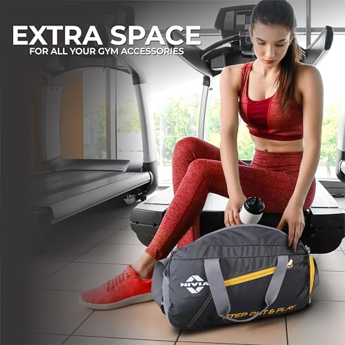 Image of NIVIA a€SPOR ts Space ?02 Juniora€ Bag D.Grey?Yellow