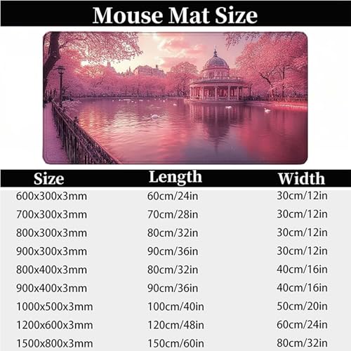 Sous main bureau rose 80x40 cm pour décorer votre espace PC de travail