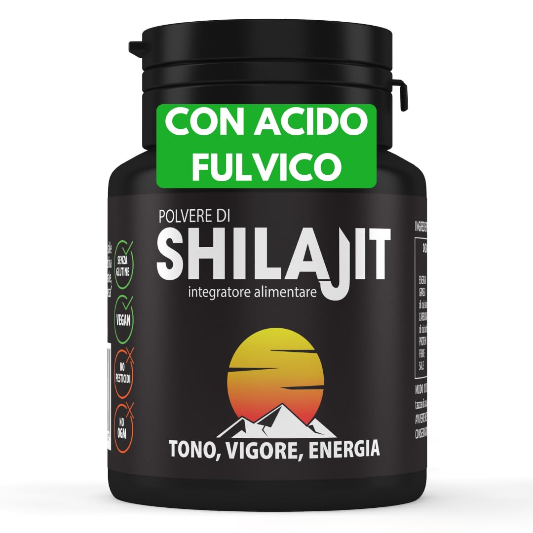 Shilajit himalayano puro resina - Integratore alimentare in polvere 50 gr