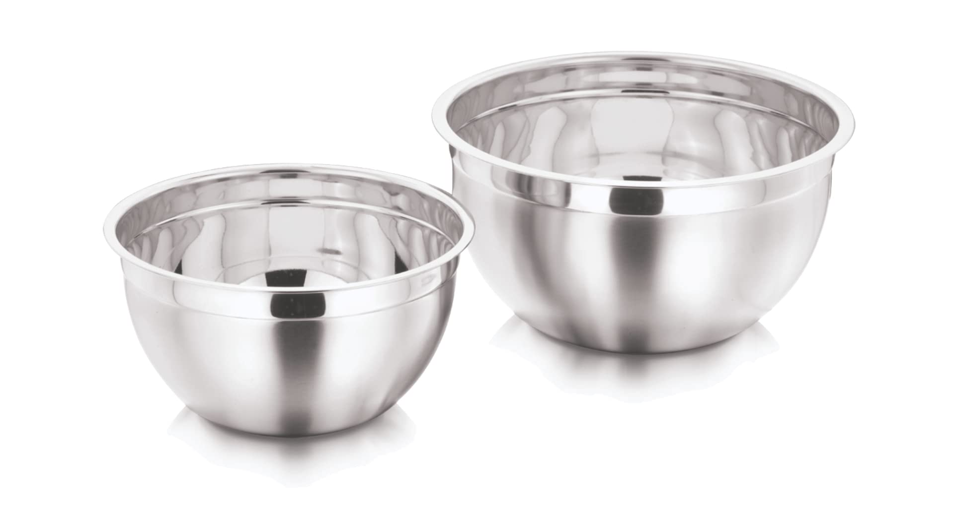 Tredoni Cuenco Profundo para Mezclar Profesional de Acero Inoxidable de 35cm, Cuenco para Cocinar/Hornear de Inox Resistente a la Oxidación y Usos Múltiples (35 cm // 12 litros)