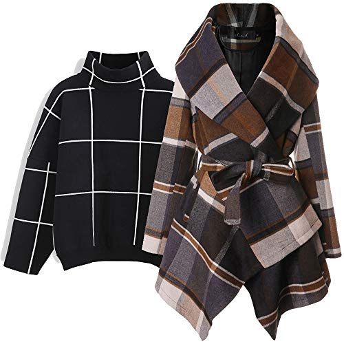 chicwish women's turn down shawl