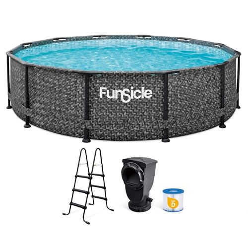 Funsicle Oasis Designer 12' x 36' Round Above Ground...