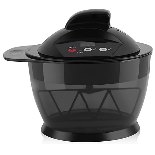 ZJchao Hair Dye Bowl, Electric Hair Color Mixing Bowl, Hair