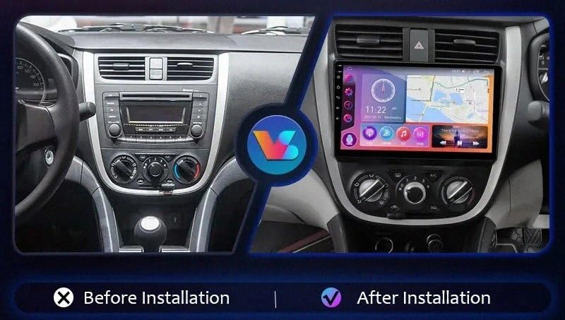 Autoradio Android Auto Suzuki Celerio 2015 2016 2017 2018 2019 Pantalla Táctil Bluetooth GPS 5
