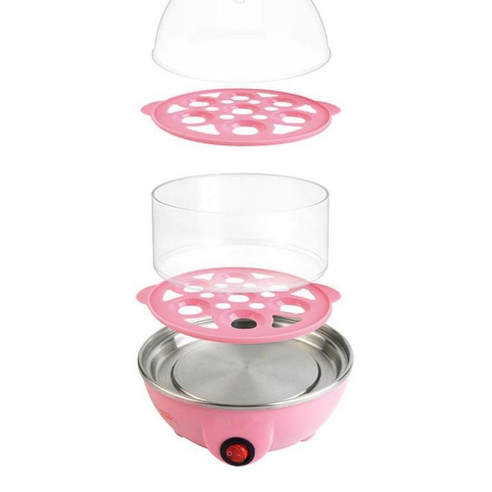 Fiber Egg Boiler/Poacher/Cooker/Electric Steamer (Multicolour, C_Egg_Cooker)-image-9