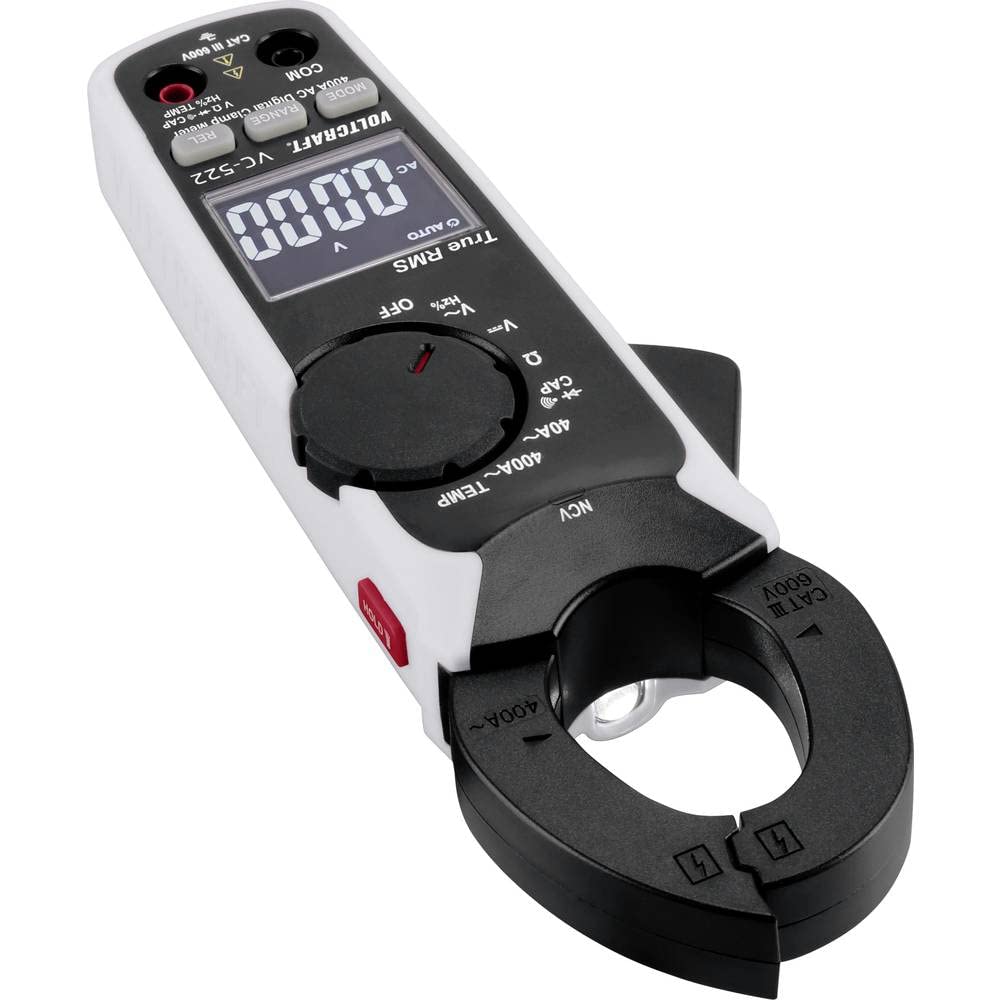 VOLTCRAFT VC-522 - Alicates de corriente digital CAT III 600 V (Counts): 4000