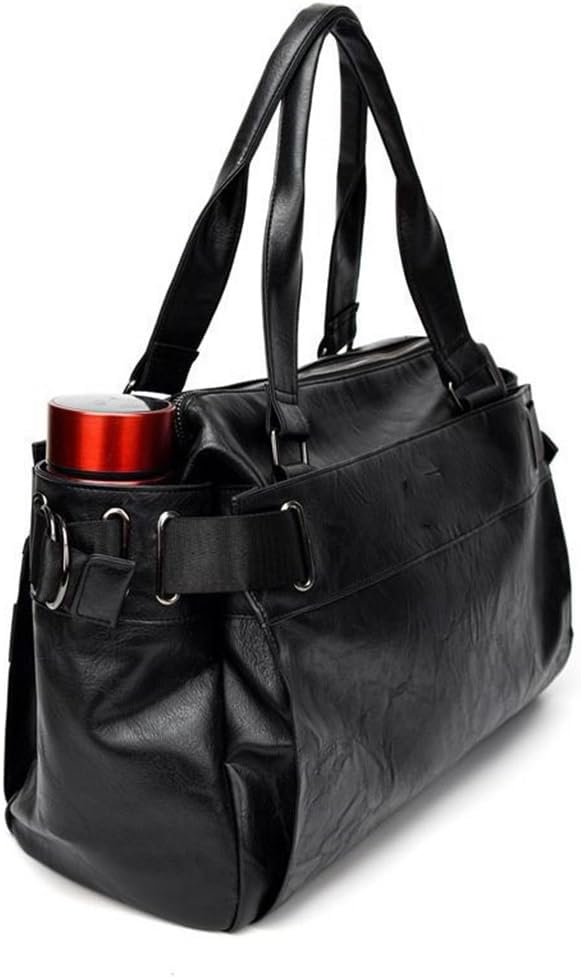 HBJWOV Large Capacity Bag Daily Computer Bag Men's Briefcase Cowhide Handbag Travel Briefcase