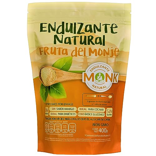Micrófonos, Sports Monk: Endulzante Natural Fruta del Monje 400 g.