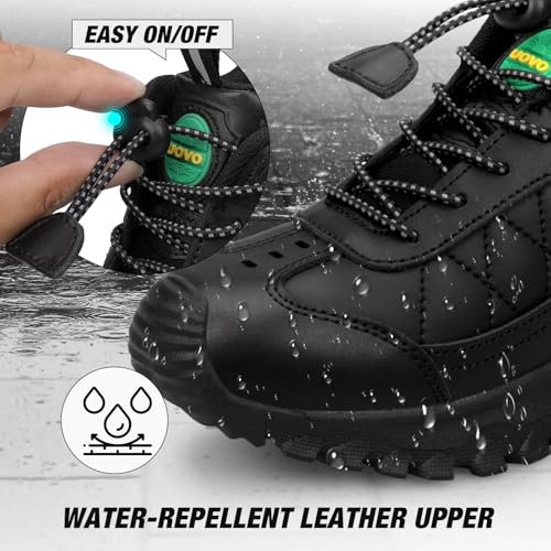 Image of UOVO Boys School Shoes Uniform Black Dress Shoes for Kids
