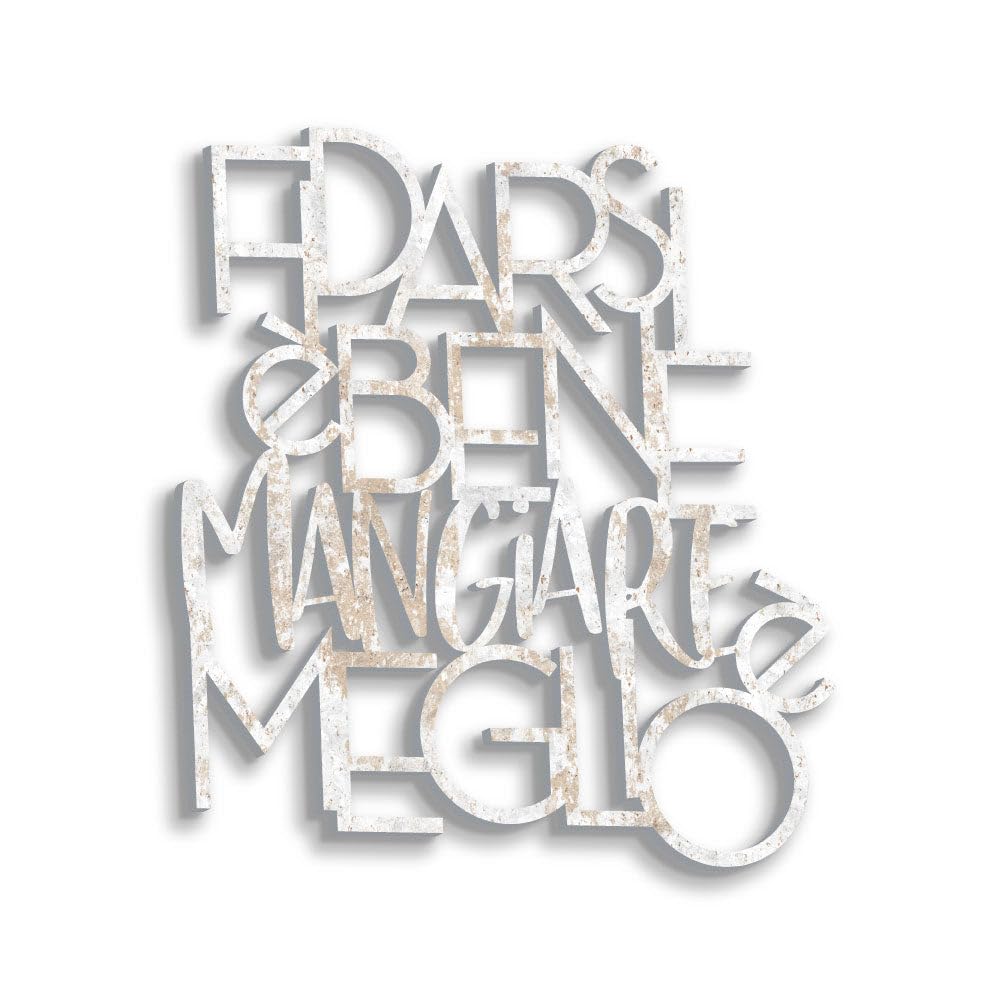 Letras de madera para colgar en la pared, diseño de fiar es bueno, hecho a mano, con frases de madera para colgar en la cocina