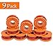 FutureWay String Trimmer Replacement Spool Line 0.065" WG163 WG155 WG180 WG175 WG160, Weed Eater String Autofeed Spool Line 10ft Compatible with Worx WA0010, Cordless Trimmer Edger Replacement (9 PCS)