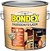 Produktbild Bondex Dauerschutz Lasur Ebenholz 2,5 L für 32 m² | Hoher Wetter- und UV-Schutz bis zu 8 Jahre | Tropfgehemmt | Natürliches Abwittern - kein Abplatzen | Dauerschutzlasur| Holzlasur