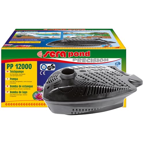 sera pond pp 12000 | pompes pour bassins | avec protection contre le fonctionnement à sec | forme élégante | essayez|le et installez|le maintenant !