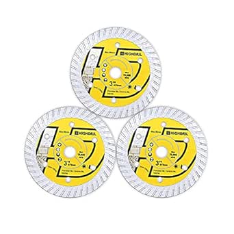 SHDIATOOL 10pcs Super-Thin Diamond Turbo Blades Cutting Ceramic