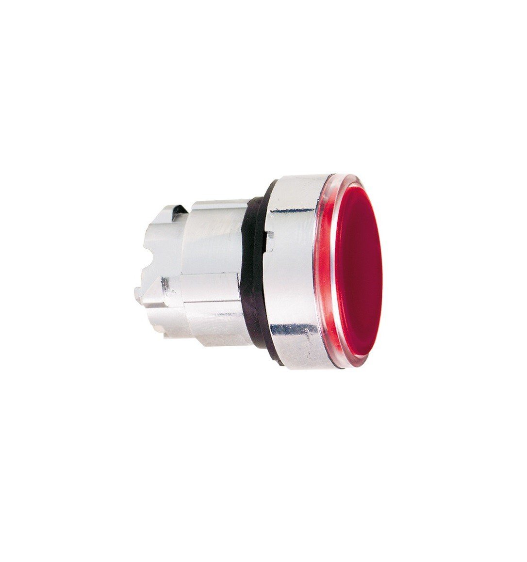 Schneider Electric Flush Illuminated, Illuminated Red - Momentary, Harmony XB4 Series, 22mm Cutout, Round