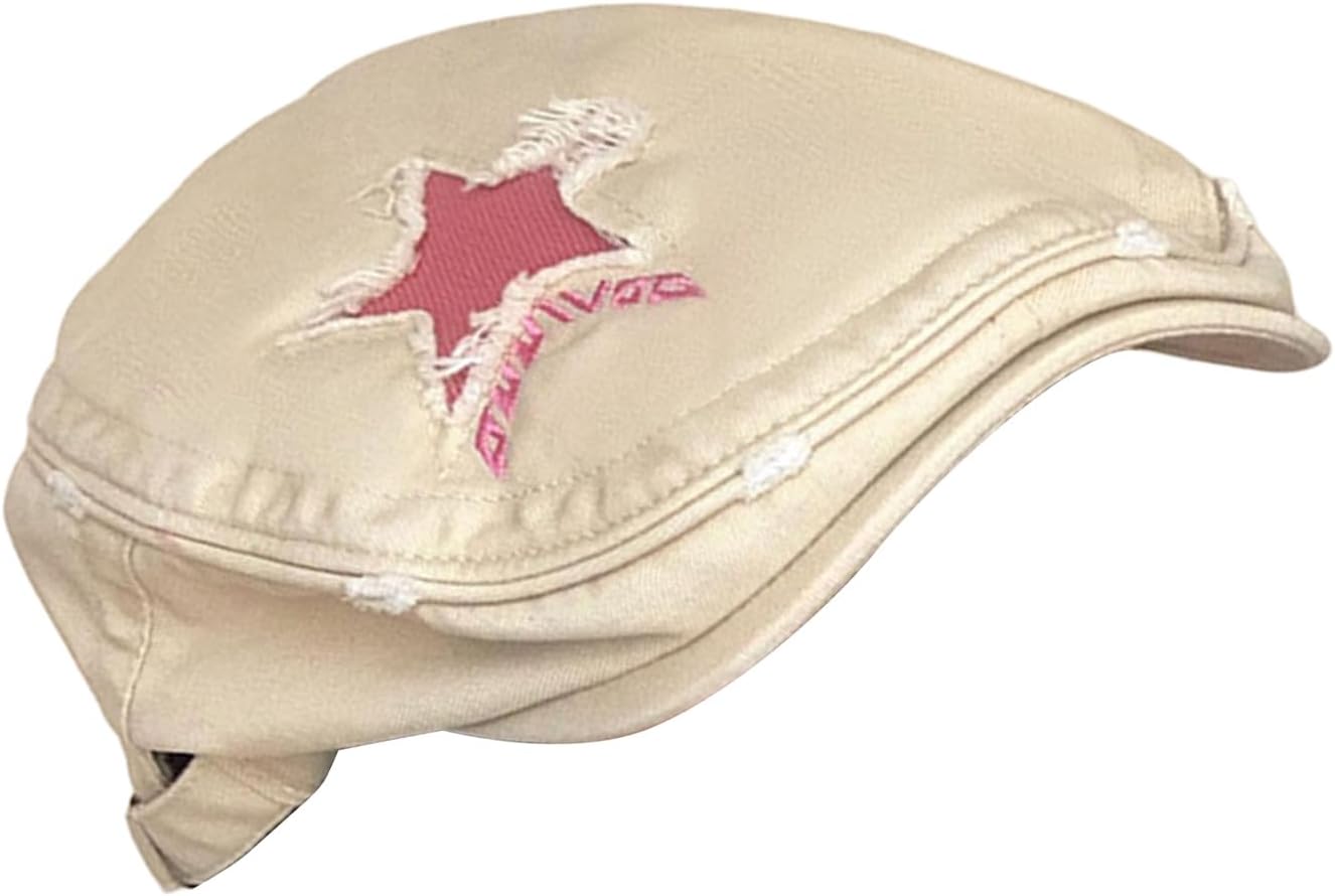 Party Wear Hat Personality Fashionable Casual Berets Travel Accessory Berets for Men and Women Travel Accessory Beige