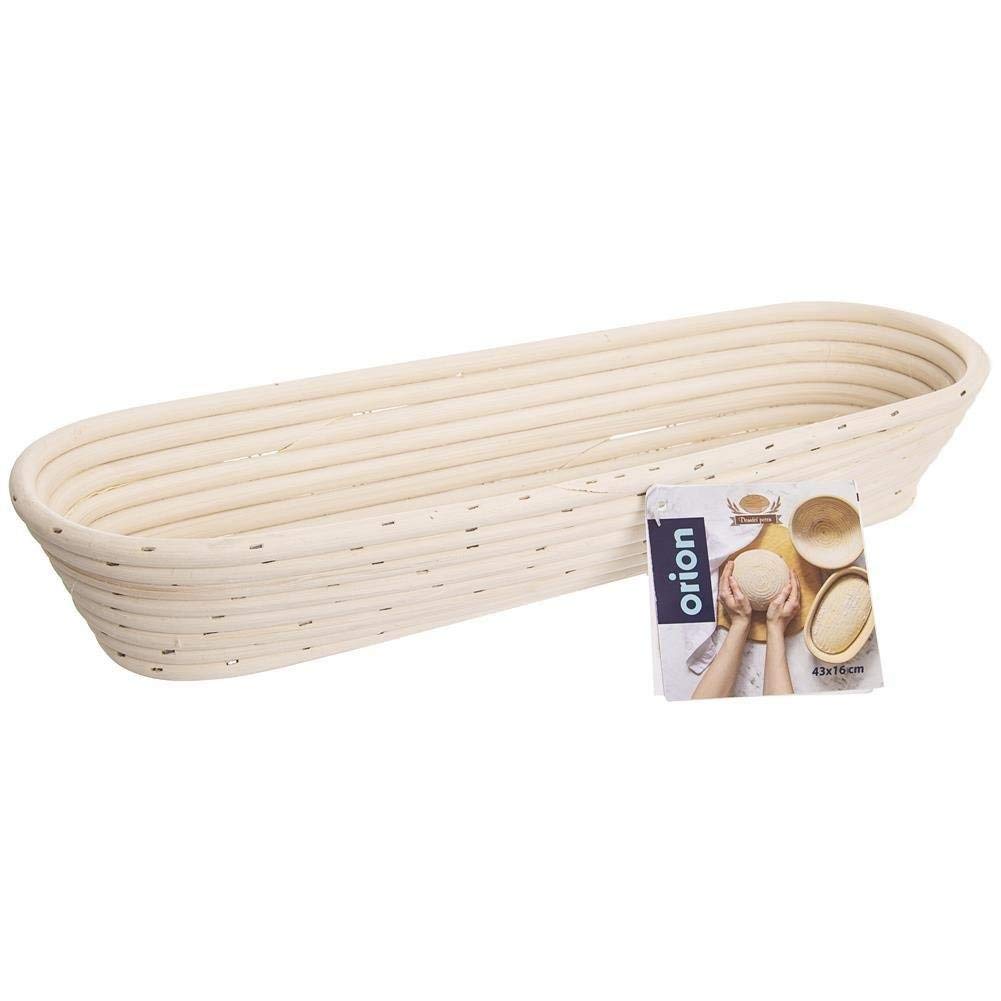 Rattan Banneton Bread Basket Proving Basket Baguette Shaped Rattan Large - Image 3