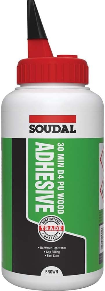 Soudal 30 Minute Bond D4 PU Wood Adhesive Liquid 750 Gr Bottle