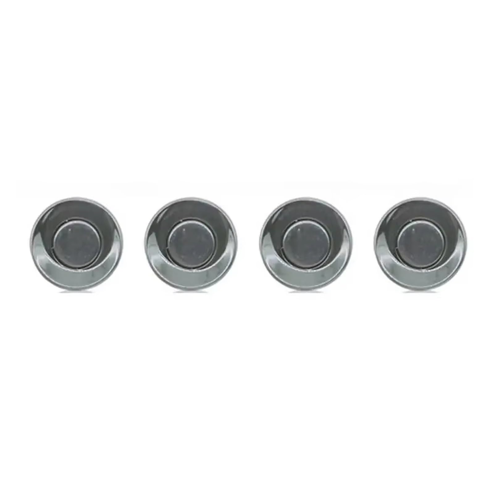 Aparcamiento asistido Sensor Aparcamiento Inalámbrico Con Pantalla LCD 4 Sensores Radar Alarma Zumbador 65 DB Sistemas Detección Marcha Atrás Y Monitor Parktronic(Gray)
