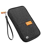 ✈ Multifunktionalorganisator: Rationales Schlitzdesign hilft, verschiedene Größen von Dokumenten und Geld in der Reihenfolge zu lagern! Bietet sicheren Aufbewahrung für Ihr Handy, Reisepass, Bordkarte, Kreditkarten, Personalausweis, Tickets, Geld, Schlüssel usw.