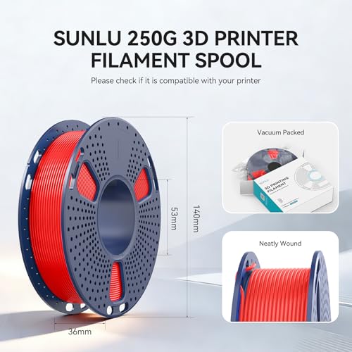 Image of SUNLU PLA+2.0 3D Printer Filament Bundle, Multicolor PLA+ Filament 1.75mm, 0.25kg per Spool, 8 Pack, 2kg Total, Roasted Chestnut Black+Bone White+Grey+Coffee+Red+Klein Blue+Vivid Yellow+Green