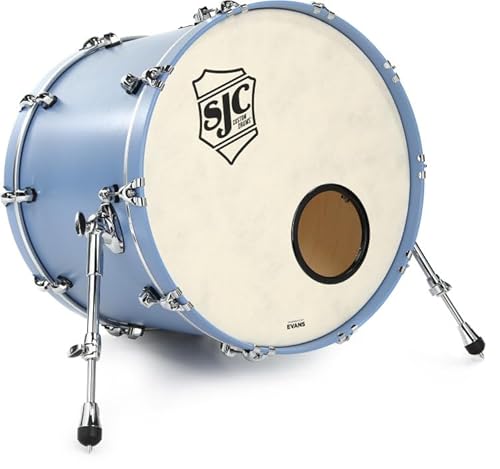 SJC Custom Drums Tour Series Bass Drum - 18 x 22-inch - Lavender Ash - Sweetwater Exclusive