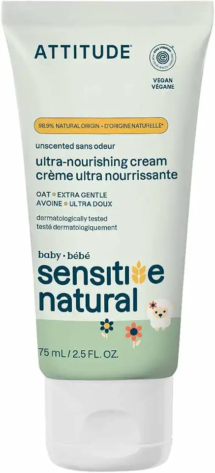 ATTITUDE Sensitive Baby Deep Repair Cream, 75 ml