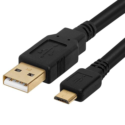 Miniatura 6 de Cmple - Cable micro USB de 3 pies macho a macho Cable de carga Micro USB de sincronización de datos Cable USB a USB para teléfono Android, portátil,