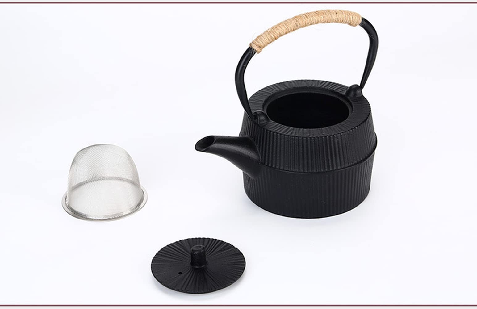 ⬛️ 超 稀少品！⬛️ 超 重い！⬛️ 鉄製のやかん！⬛️ 昭和・レトロの為、サビあり！ Amazon｜鉄瓶 南部鉄瓶 樽型の縦型鋳鉄製ケトル古い鉄製ケトルティー