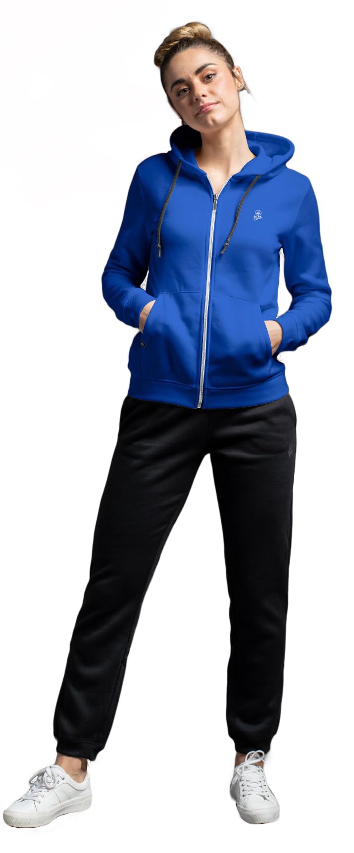 Damski modny dres do biegania/sportowy garnitur/zestaw składający się z bluzy z kapturem i spodniami do biegania ze ściągaczami