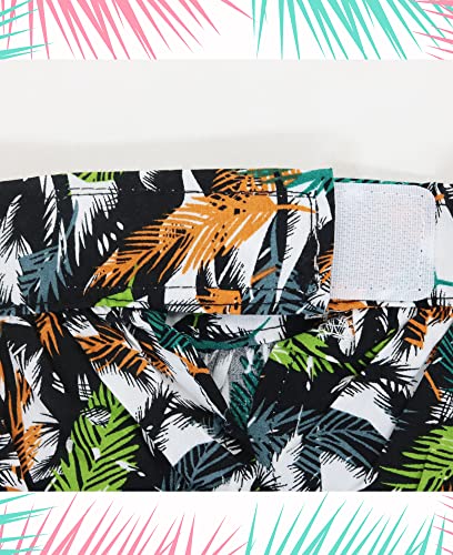 2 Pack Small Dog Bikini Set Beach Hawaiian Floral Swimsuit Dog Dress Summer Costume Dress For Girls Puppy Bathing Suit #TOP2