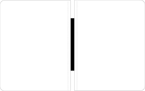 Miniatura 2 de Rite in the Rain Cuaderno de bocetos de cubierta dura resistente a la intemperie, 6.25 x 8.5 pulgadas, cubierta negra, patrón de página en blanco