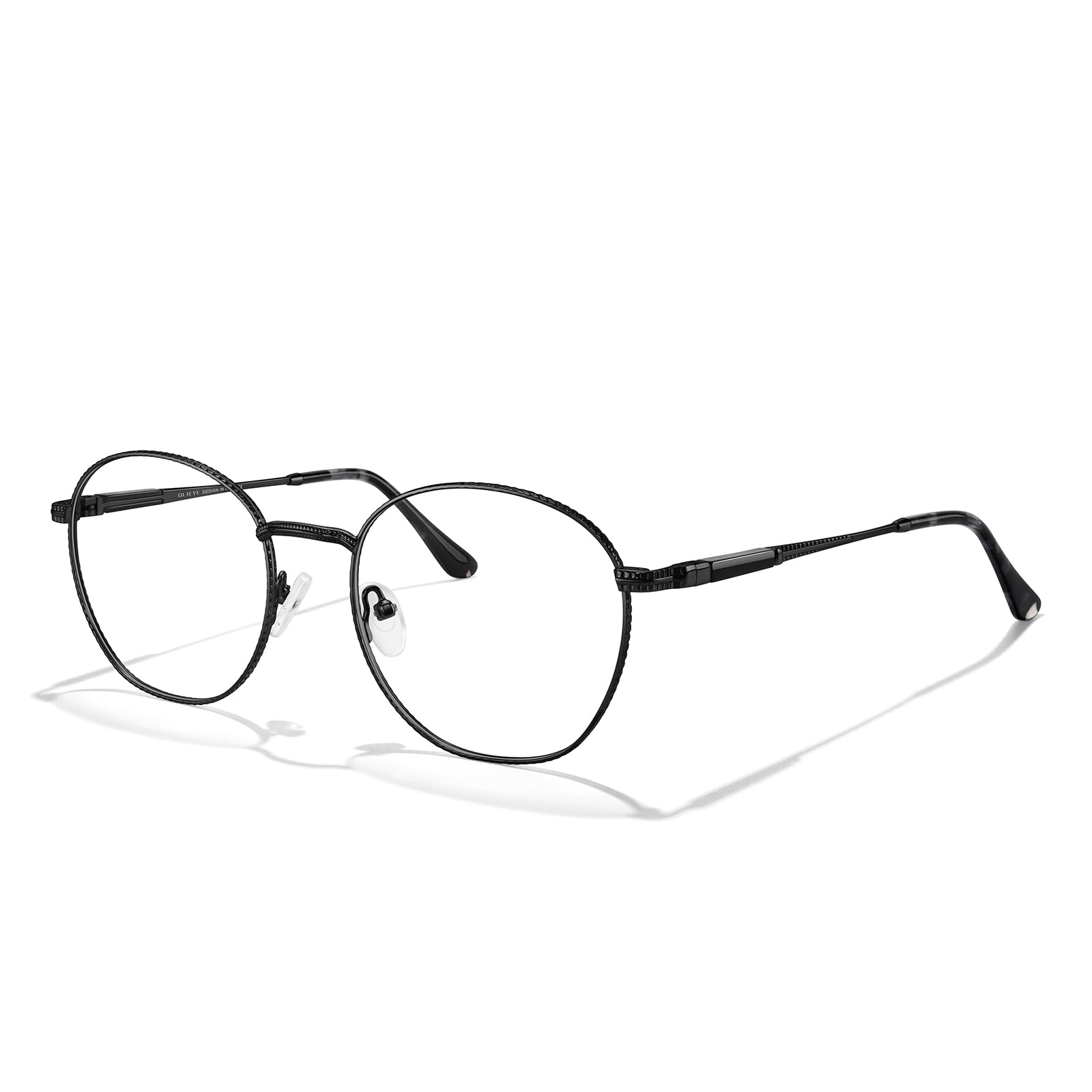 OLIEYE Round Reading Glasses for Unisex Fashionable Design Reader Spring Hinges And Computer Glasses