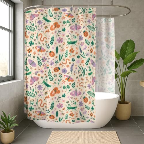 Rideau de douche extra large étanche pour baignoire d'angle et douche