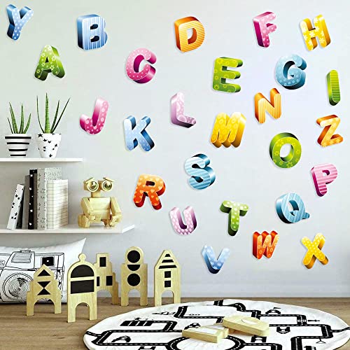 Alphabet Wall Decals Abc Stickers Learning Wall Decor For Kids Room Daycare Classroom Playroom Baby Nursery Decorations #TOP5