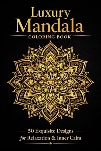 Luxury Mandala Coloring Book: 50 Exquisite Designs for Relaxation & Inner Calm image 2