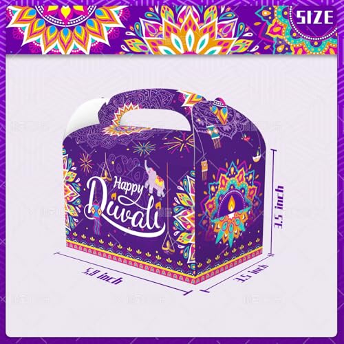 12-Packs-Diwali-Treat-Gift-Boxes-Indian-Festival-of-Lights-Birthday-Party-Gift-Box-Diwali-Candy-Goodie-Cardboard-Boxes-with-Handles-for-Hindu-Deepavali-Diwali-Baby-Shower-Birthday-Party-Supplies-Favor