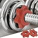 YELARXI Dumbbell Collars, Barbell Spin Lock Hex Nuts Anti Slip Weight Lifting Clip 1