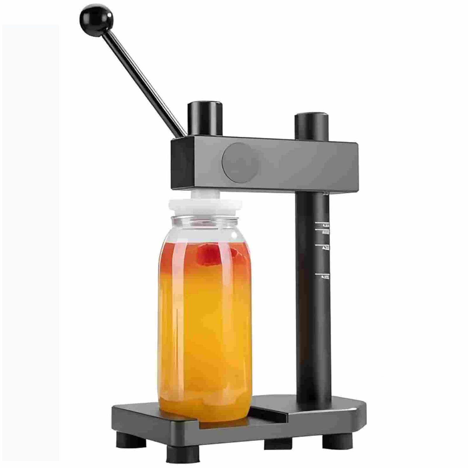 Photo 1 of Aerospace aluminum hand capper. Height adjustable. Crown caps + PCO 1881. Silicone funnel included. Threaded lids? No.