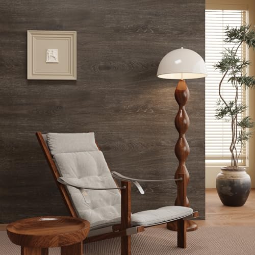 Papier peint autocollant bois pour rénover une table usée - 4