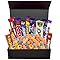 Chocolate & Sweet Gift Box - Assorted Chocolate Bars and Retro Candy Selection Gifts Box | Thank You Birthday Chocolates for Xmas Gift