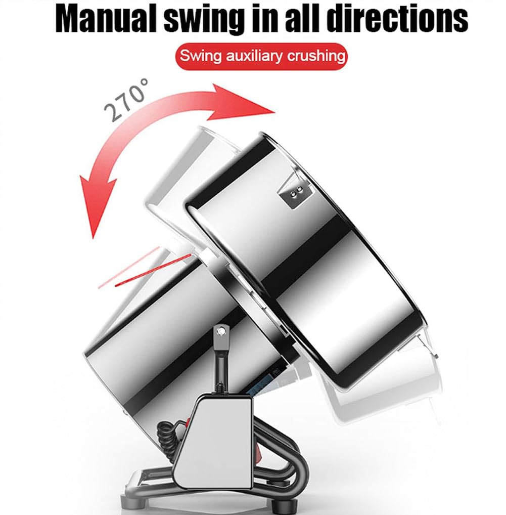 Generic Moulin à Grains électrique 2kg, 3200 W/32 000 Tr/min En Acier Inoxydable à Grande